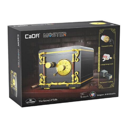 CaDA C71006W Széf Építőkészlet dobozban, technic-kompatibilis építőjáték