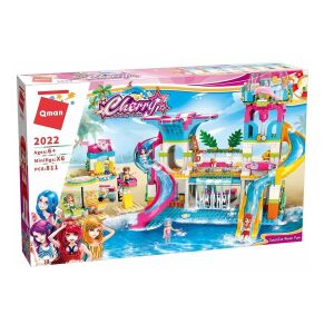 QMAN 2022 Sunshine Water Park zestaw klocków - opakowanie - Gra
