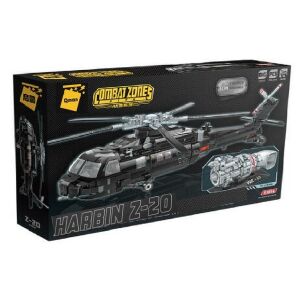 Stavebnica QMAN Harbin Z-20 helikoptéra, krabica - QMAN