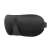 Fekete alvómaszk állítható pánttal, ferde nézet