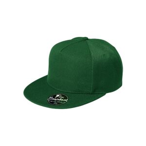 Sapca unisex RAP 5P 301, Malfini, 100% bumbac, stil casual, cozoroc curbat Verde sticla reglabilă 120621315 - Șepci de baseball pentru bărbați