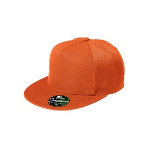 Sapca unisex RAP 5P 301, Malfini, 100% bumbac, stil casual, cozoroc curbat Portocaliu reglabilă 120621320 - Șepci de baseball pentru bărbați