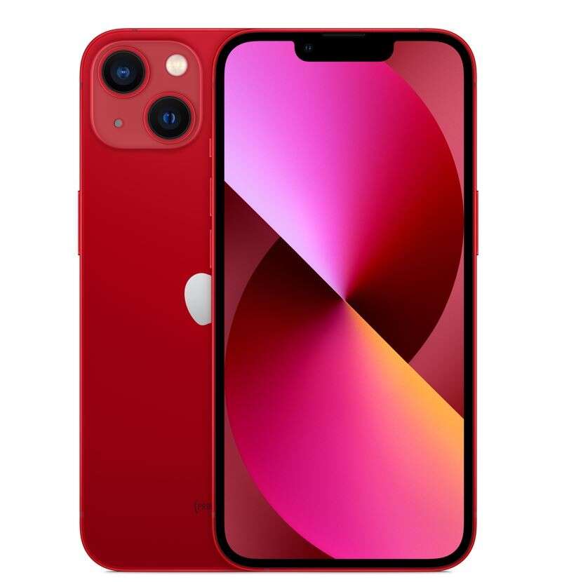 Apple iPhone 13 5G 256GB Dual SIM Mobiltelefon, piros