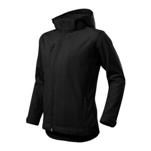 Jacheta softshell pentru copii, Performance 535, Malfini Negru 158 cm/12 ani 120632484 - Palton de lucru
