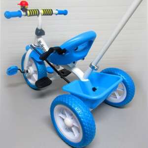 Tricikli vezetőrúddal - kék 40941756 Triciklik - Fiú