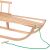 Bükkfa 90cm Wooden Sled with Backrest, front view