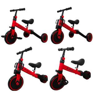 Piros tricikli, futóbicikli – multifunkcionális, 4in1 40937843 Futóbiciklik