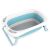 Timeless Tools Skladacia vanička so sieťkou pre bábätká, 2 rôzne farby- modrá 40849323