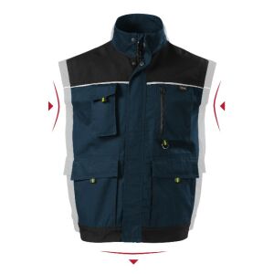 Vesta de lucru pentru barbaţi, Ranger W54, Malfini Albastru 44/46 120648967 - Vesta de lucrător
