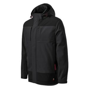 Jacheta softshell de iarna pentru barbaţi, Vertex W55, Malfini S Ebony Gray 120649063 - Palton de lucru