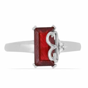 Ezüst Gyűrű Madagaszkári Rubinnal, Y48921/57 120655714 - Női kiegészítő