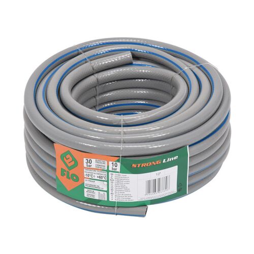 FLO 1/2 hüvelykes 30m Locsolótömlő, 3 rétegű, 30 bar nyomás