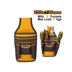 INGCO Szög és szerszámtartó övtáska 5 zsebes 120660575 - INGCO