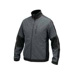 Jachetă de lucru softshell YATO gri și negru cu trei buzunare - Palton de lucru