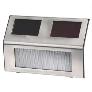 Silver solar powered LED step light for outdoor use - Nonbrand Solar lantern