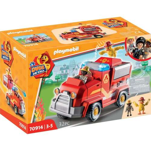 Playmobil Duck On Call Feuerwehrauto mit Licht- und Soundeffekt 70914 40858968