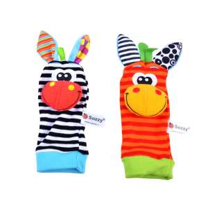 Sotty Súprava ponožiek a hrkálok na zápästie (2 kusy) - s veľkými ušami - Hrkálky