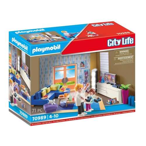 Playmobil Nappali szoba fényekkel 70989