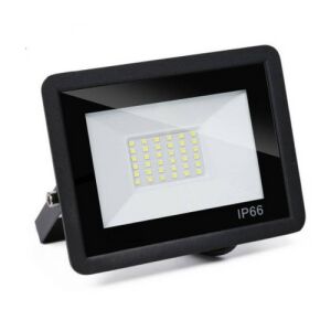 THO Led Reflektor 50W Czarny, IP66 wodoodporny, 50 watowy reflektor LED, oświetlenie zewnętrzne - Reflektor i lampa robocza