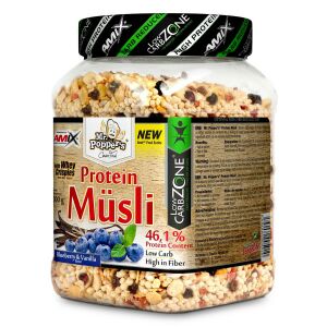 AMIX Nutrition - Mr.Popper's - LowCarb Protein Müsli 500g strawberry-vanilla - Müzli, eper-vanilia 120717583 - Fehérje