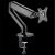 Mecamount Single Monitor Desk Mount, adjustable arm, black