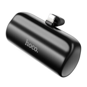 hoco J106 5000mAh hordozható vésztöltő Type-C bemenettel, fekete - Hoco