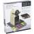 Capsule holder with coffeemaker stand, holds up to 60 capsules, fits under most coffee machines, non-slip top and bottom