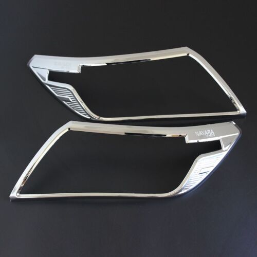 Nissan Navara NP300 2015-2019 Chrom-Scheinwerfer-Verkleidung, 2er-Set