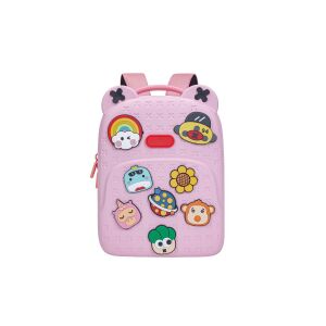 Predškolský batoh Push me out Pink so silikónovými ozdobami - Batohy, tašky pre škôlkarov