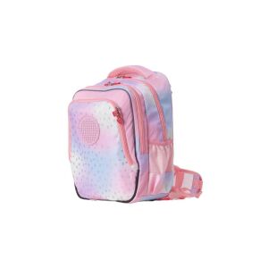 Pixie Crew Pink Hearts&Paws Schulrucksack, Seitenansicht - Nonbrand Schultaschen, Ranzen