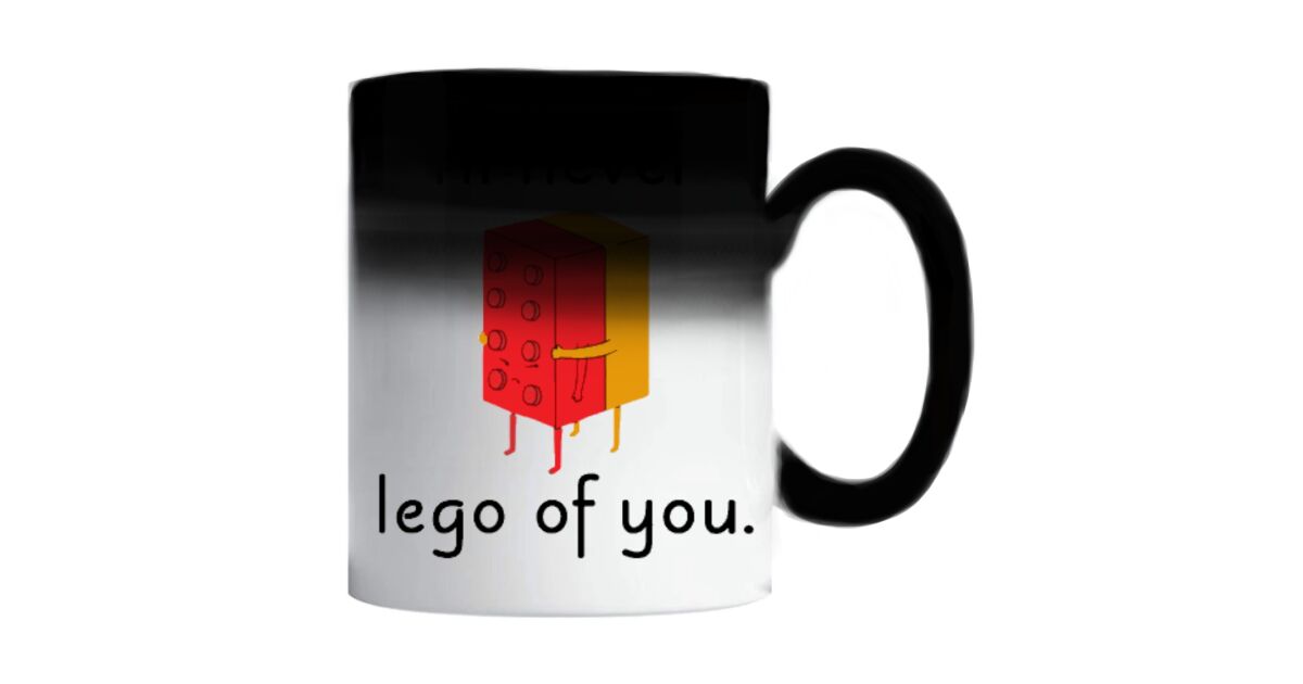 Cana magica termosensibila personalizata cu mesaj i'll never lego, 330 ...
