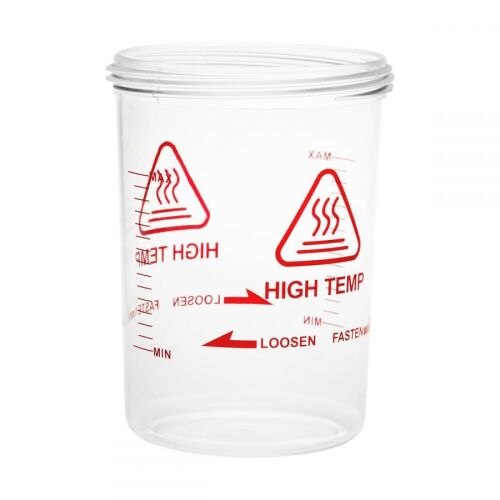 Azzuro Sonia vapozone csere víztartály, átlátszó műanyag magas hőmérséklet figyelmeztetéssel