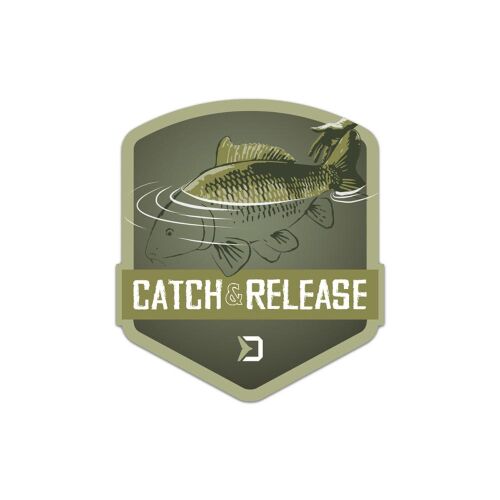 Delphin C&R Catch and Release matrica autóhoz, horgász tematikájú - Autómatrica