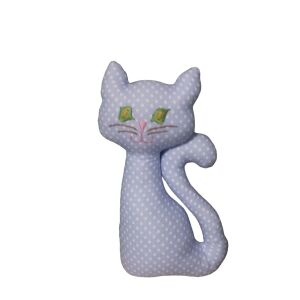 Kézműves lila cica