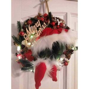 Karácsonyi kopogtató - ajtódísz - kézműves