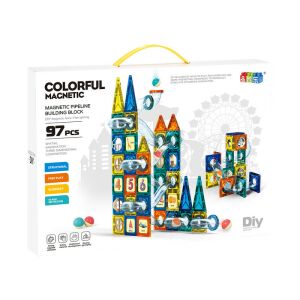 Mágneses építõ és golyófuttató 97 db
