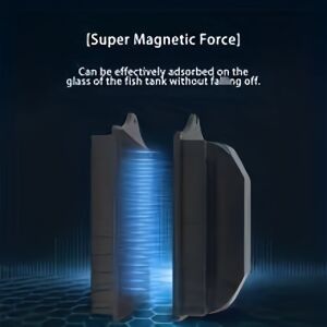 Mare curățător magnetic pentru acvariu, racletă dublă pentru alge cu magnet puternic 120761057 - Articole curățarea acvariului