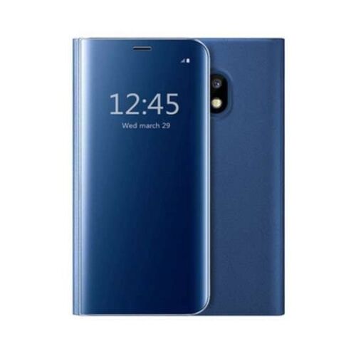 Xiaomi Redmi 9 Flip Cover, Kék Tükör Tok, Védő Telefontok - Műszaki cikk és elektronika