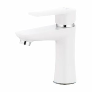 Műanyag fürdőszobai csaptelep, PLAMIX Oscar-001 Fehér