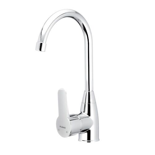 PLAMIX Mario-011 króm konyhai csaptelep, egykaros, modern design, termoplasztikus, króm felület