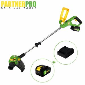 PARTNERPRO PP8A227 Trimmer fără fir, 20V, 8000 RPM, ax reglabil, cu baterie și încărcător - Masini de tuns iarba