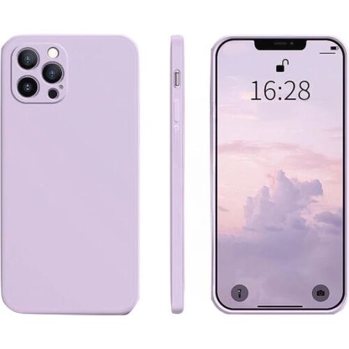 Huawei P40 Lite E Flippy folyékony szilikon tok, lila telefontok, védőtok, telefonburkolat - Flippy