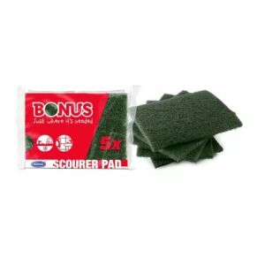 Zmywaki Bonus, 5 sztuk w opakowaniu, wytrzymałe zmywaki do czyszczenia - Bonus