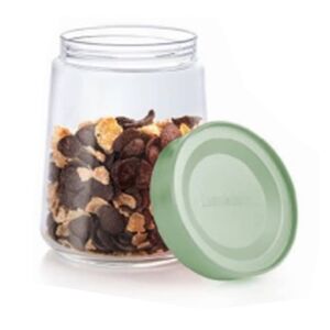 Luminarc Swing 700 ml üveg ételtároló edény zöld tetővel - Luminarc