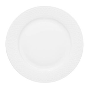 Ambition Sonia fehér lapos tányér 27 cm, felülnézet - Ambition