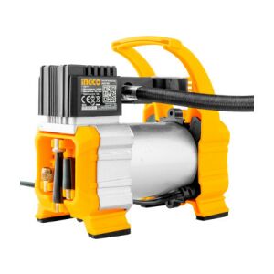 INGCO 12V Autós Kompresszor 10 bar, hordozható gumiabroncs pumpa - Kompresszor
