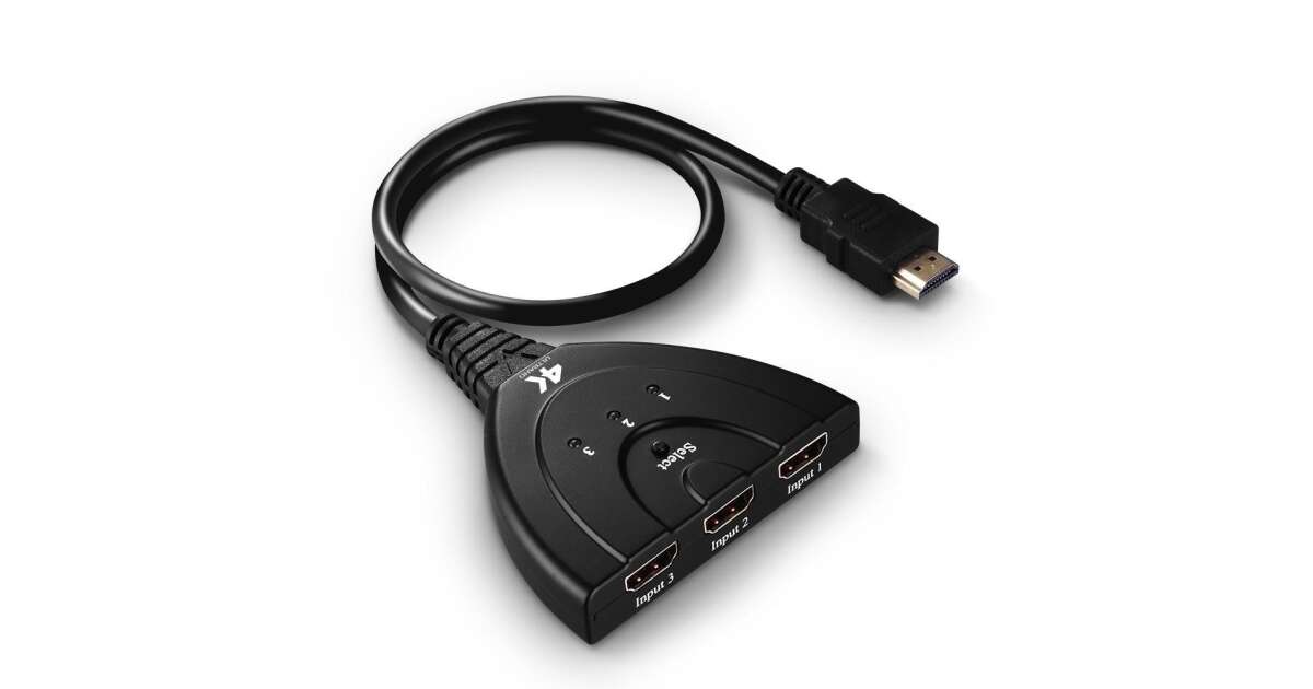 NewLine HDMI 3 portos elosztó RAMMD347 Pepita.hu