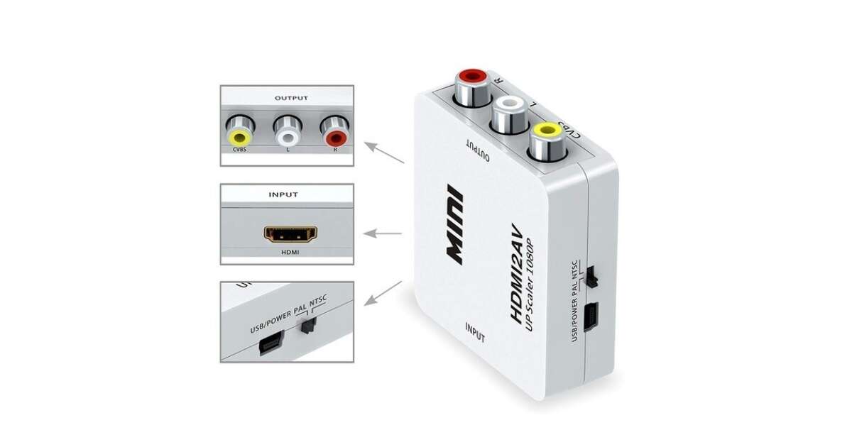 NewLine HDMI>RCA átalakító RAMMD350 Pepita.hu