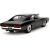 Jada Toys 1:24 méretarányú fém modell autó, Dom Dodge Charger R/T 1970, fekete, Gyors és dühös, hátulnézet