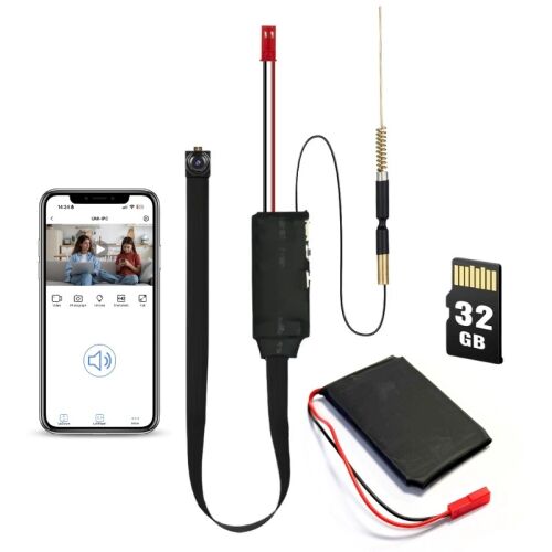 IUni IP40 Spionagekameramodul, 32 GB, WLAN, Full HD, P2P, Bewegungserkennung 120842977